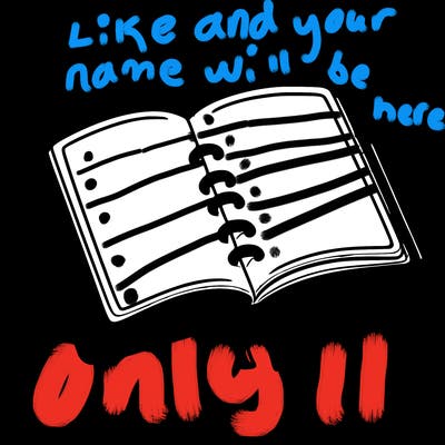 open note book blank