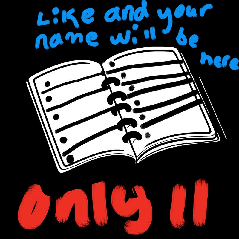 open note book blank