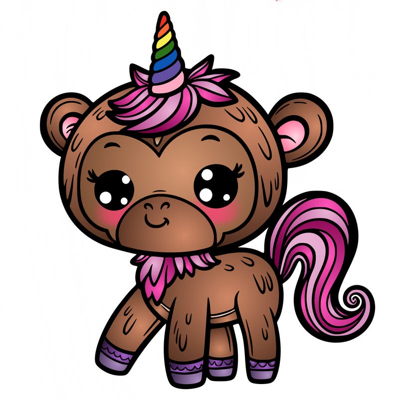 monkey unicorn