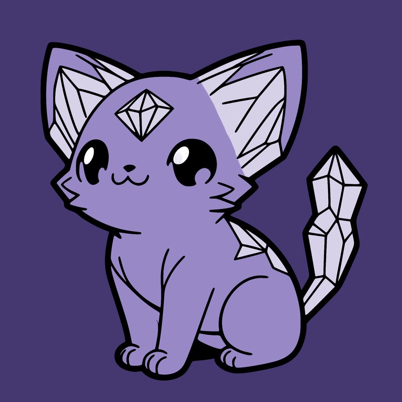 crystal kitten