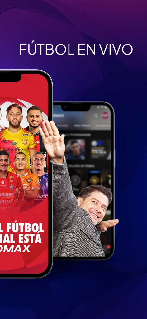 TDMAX - TDMAX mobile app interface for live Costa Rican soccer streaming