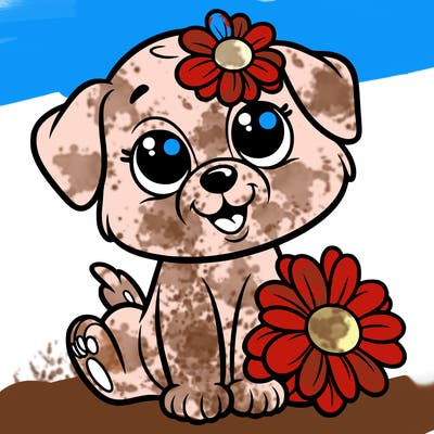 flower puppy