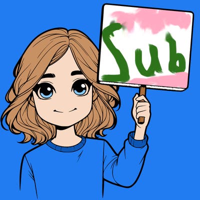 realistic girl holding up a sign