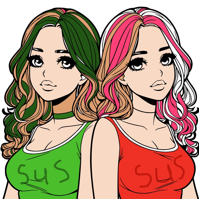 realistic twin sisters