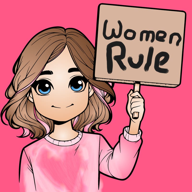 realistic girl holding up a sign