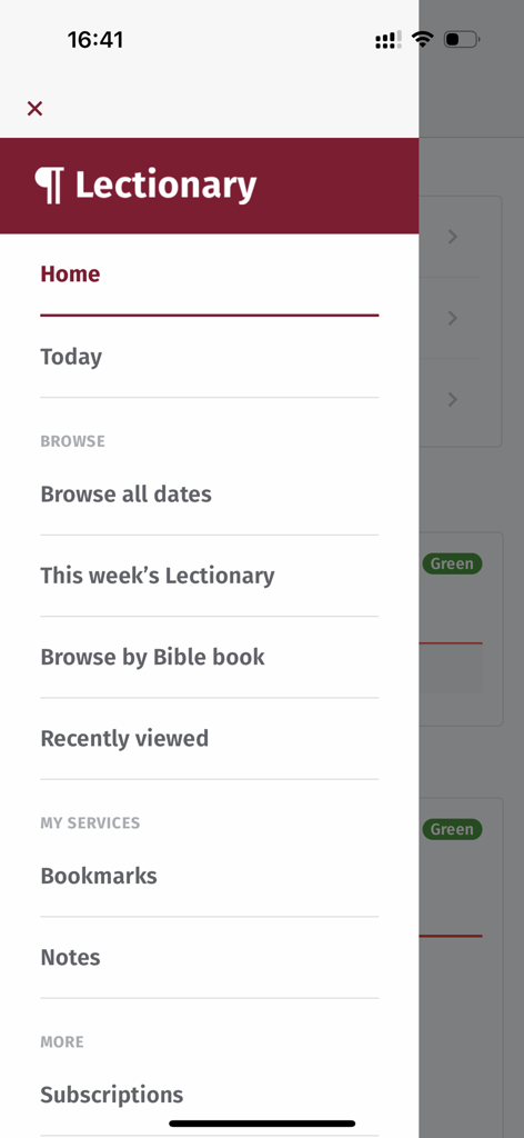 Lectionary - Reference App | MWM