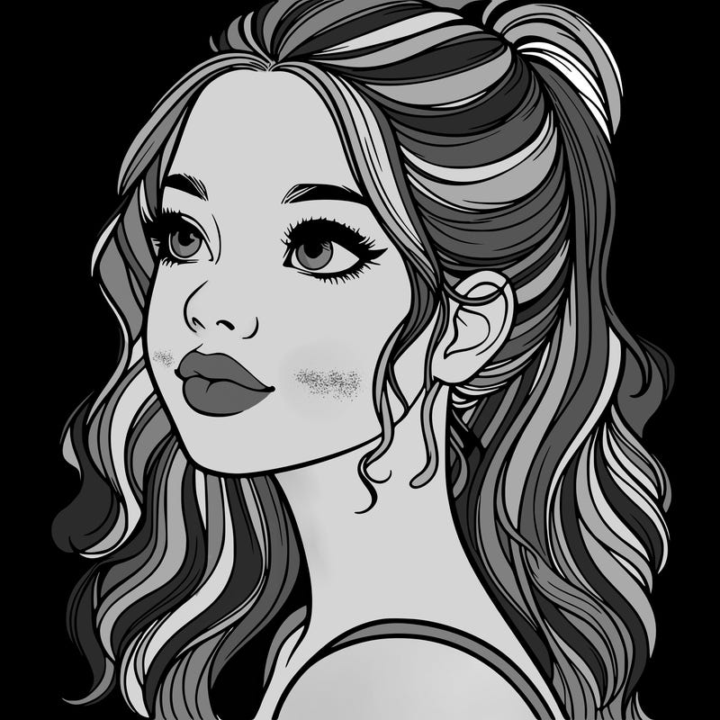 beautiful realistic girl