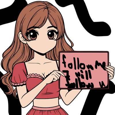 realistic pretty girl holding blank sign
