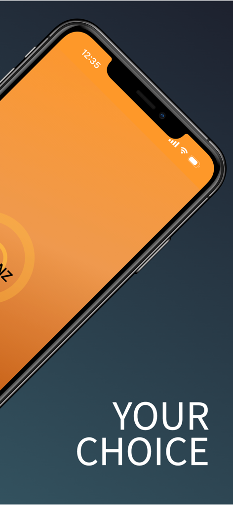 BOUNZ Rewards Loyalty App - Smartphone showcasing the BOUNZ Rewards loyalty app interface with the slogan Your Choice