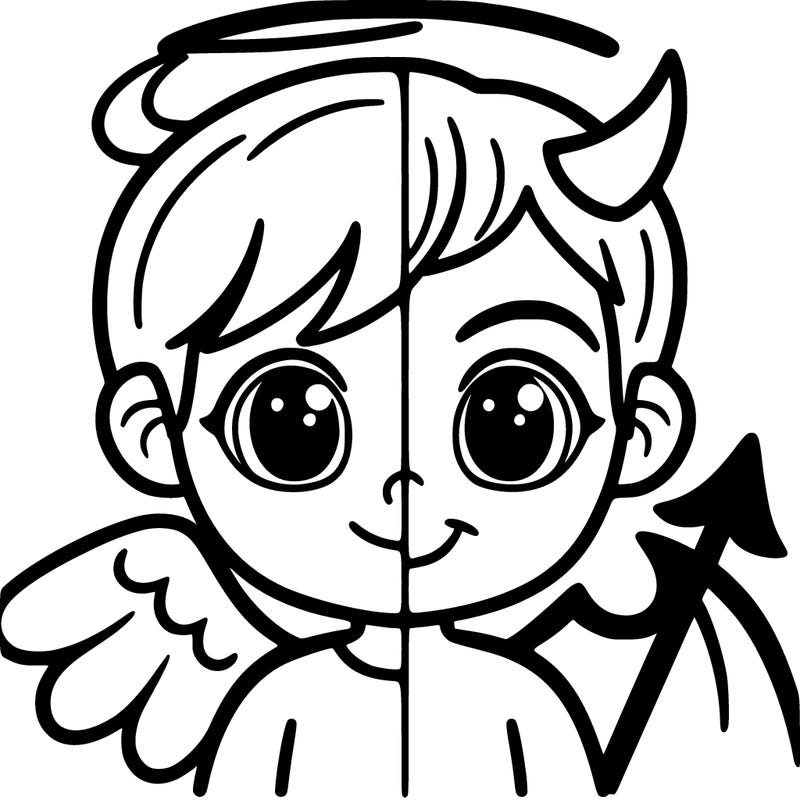 half angel half devil