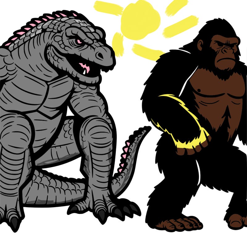 godzilla and kong