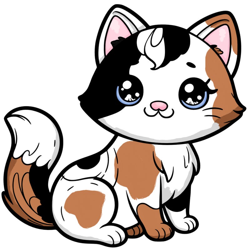 cute calico cat