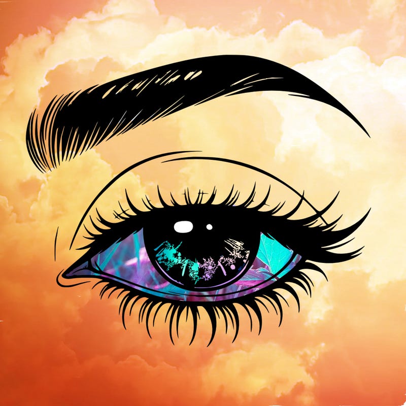 eye closed realistic