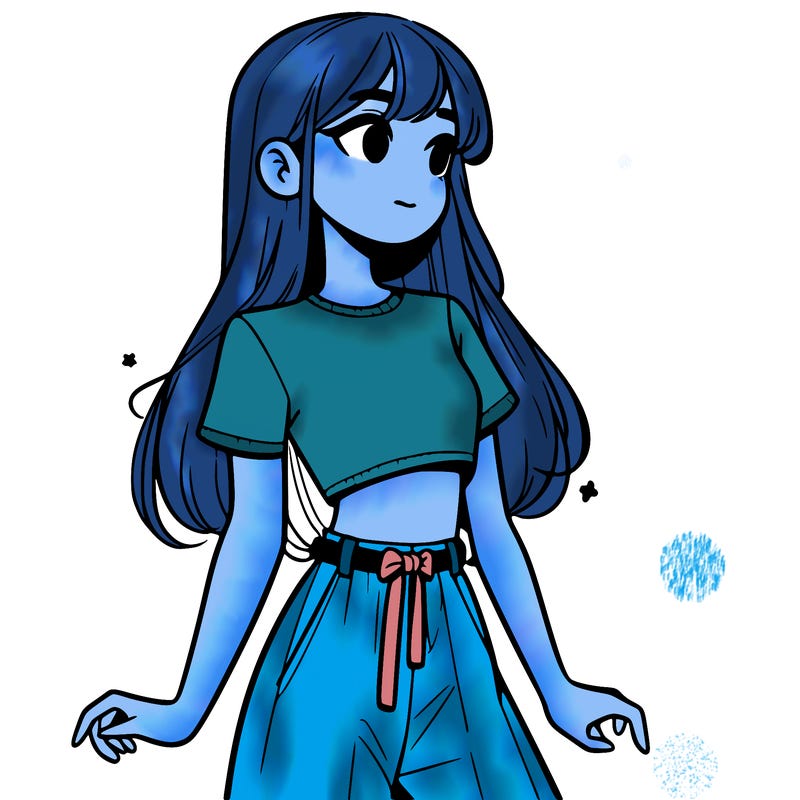 girl in a cute crop top