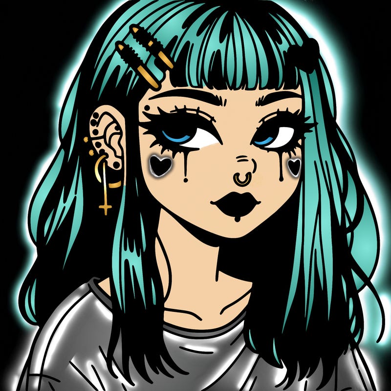 aesthetic grunge alt girl