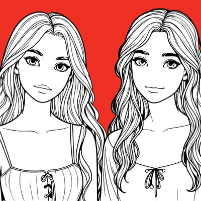 two realistic girls