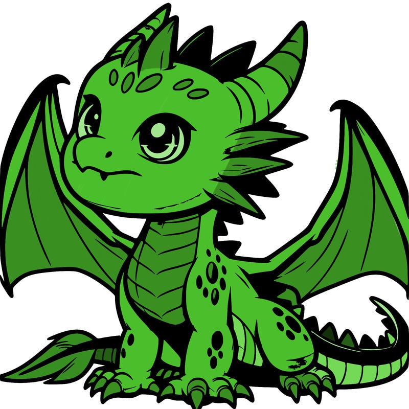 fierce baby night dragon