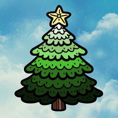 a beautiful christmas tree