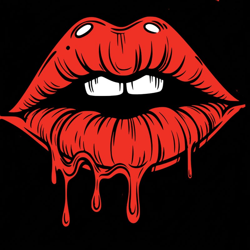lips that look realistic and drip
