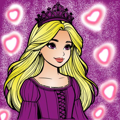 a realistic medieval princess with a tiara