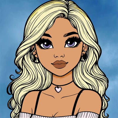 realistic pretty girl