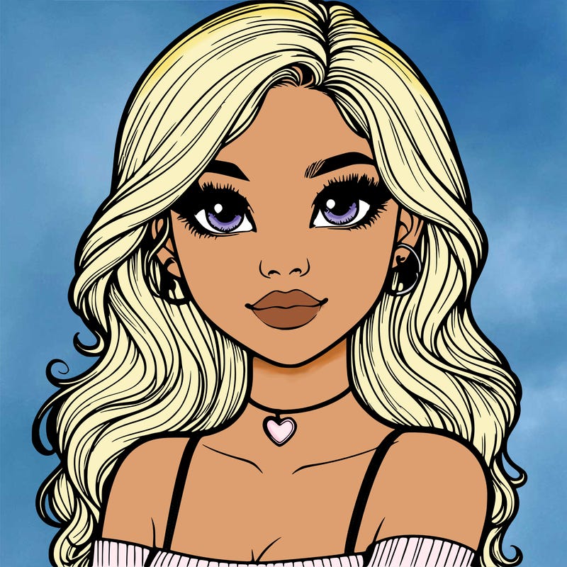 realistic pretty girl