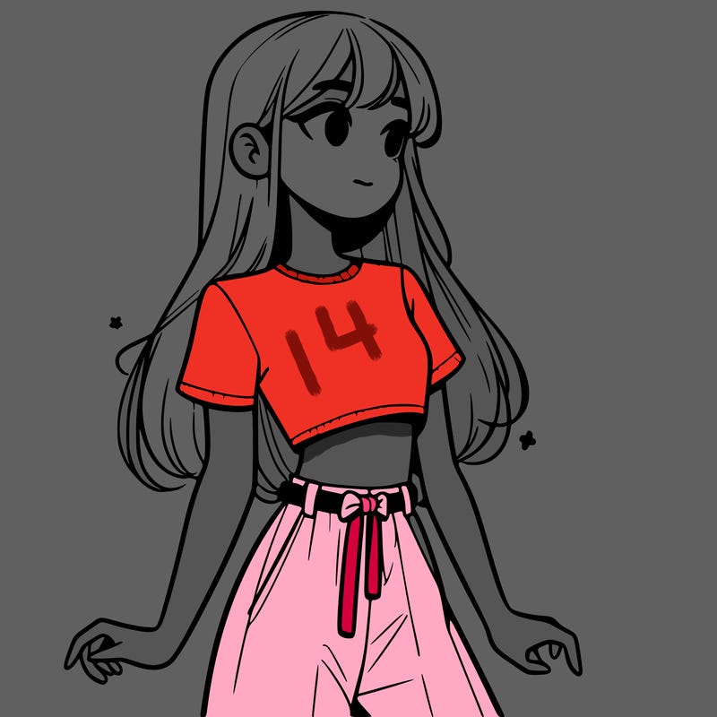 girl in a cute crop top