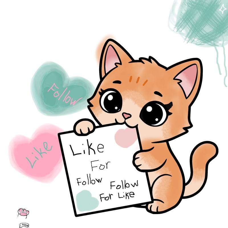 a small cat with a blank sheet of paper in its hand. the cat is sooooooo cute!