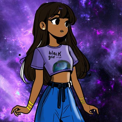 girl in a cute crop top