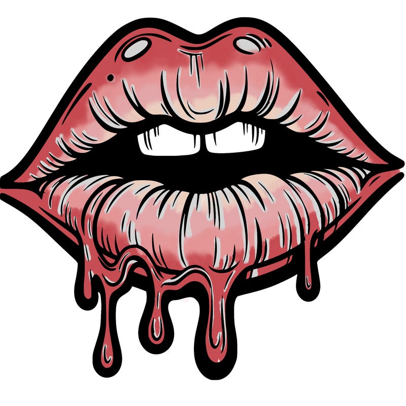 lips that look realistic and drip