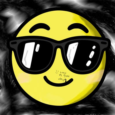 emoji with sunglasses