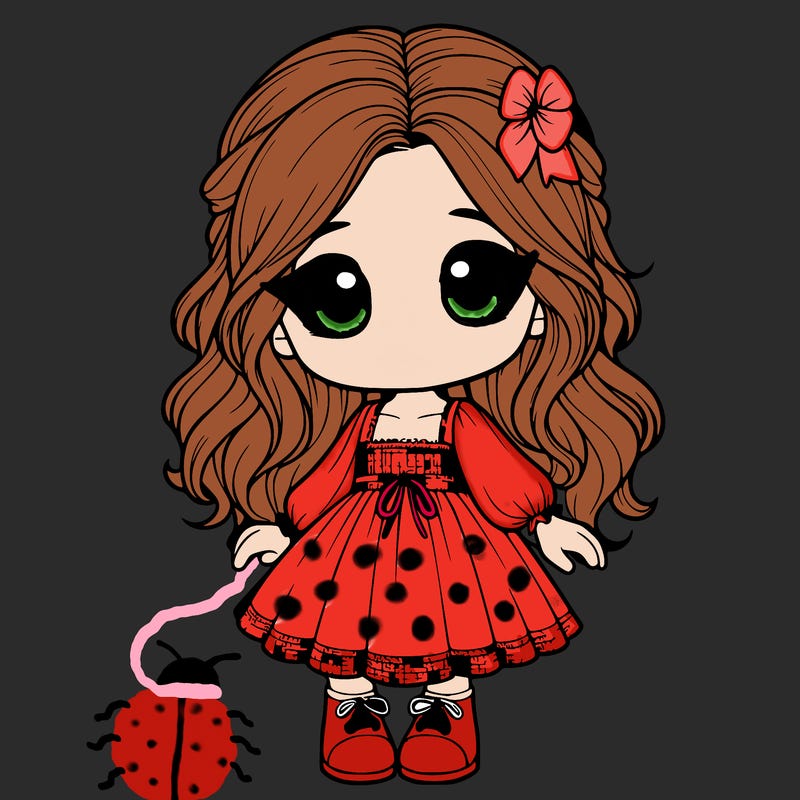 realistic little girl person