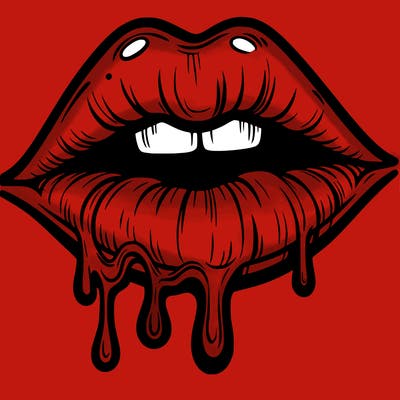lips that look realistic and drip