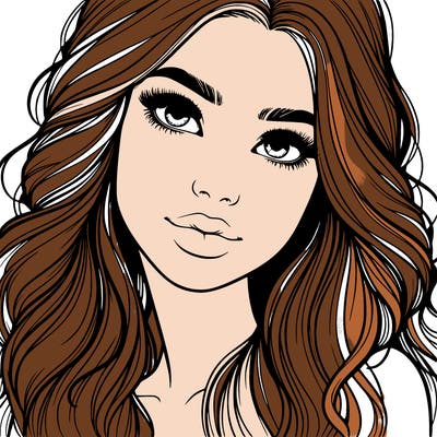 beautiful realistic girl