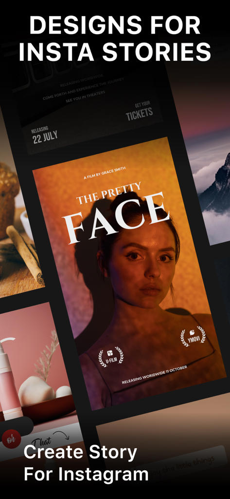 Logo Maker: Poster & Flyers - Plantillas profesionales de historias de Instagram para influencers y negocios en redes sociales