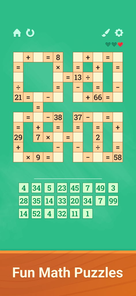 Math Club: cross number games | Logic Puzzles & Brain Training