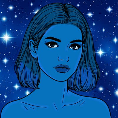 realistic portrait of woman