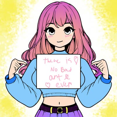 girl holding a blank sign in a long sleeve crop top