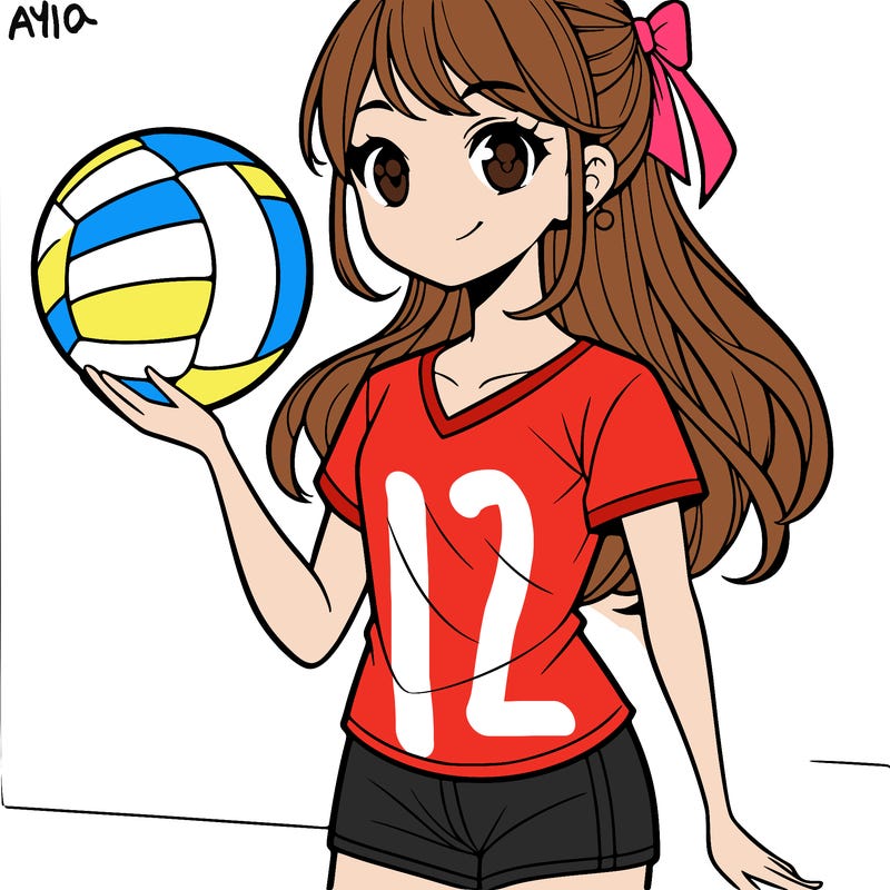 girl volleyball