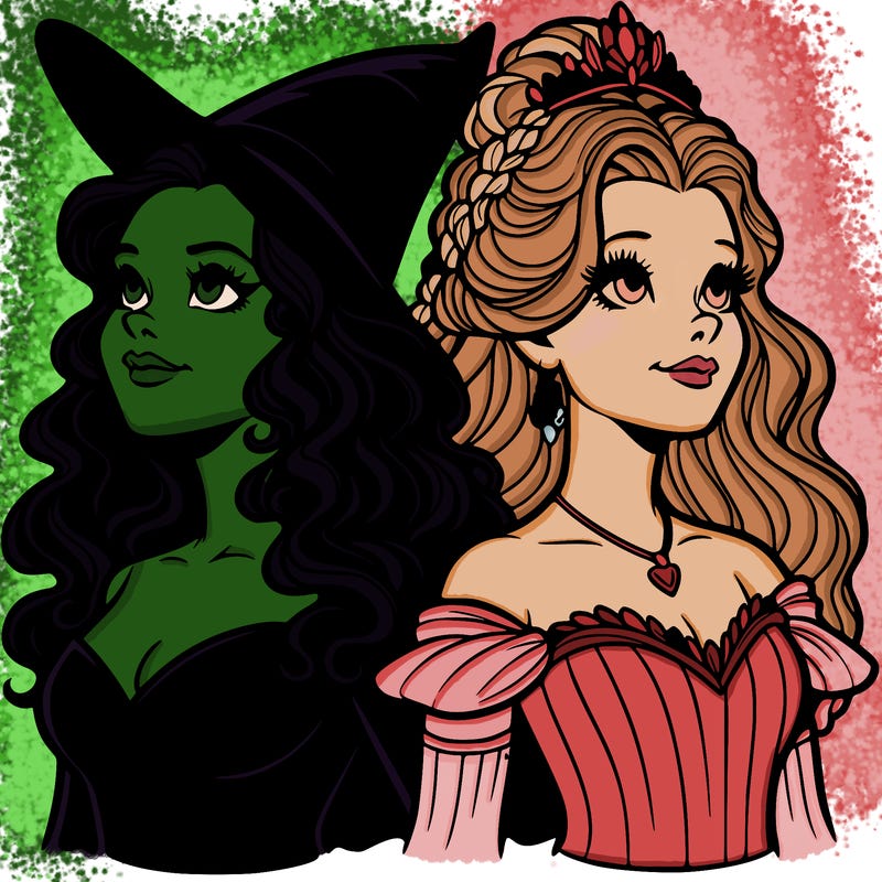 'elphaba and glinda (realistic)