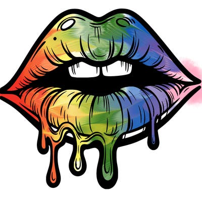 lips that look realistic and drip