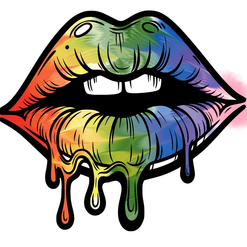 lips that look realistic and drip