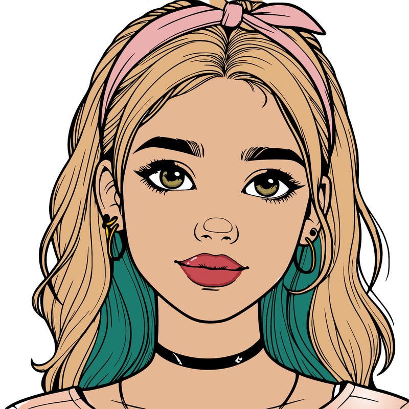 realistic teenage girl