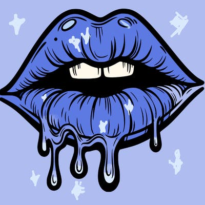 lips that look realistic and drip