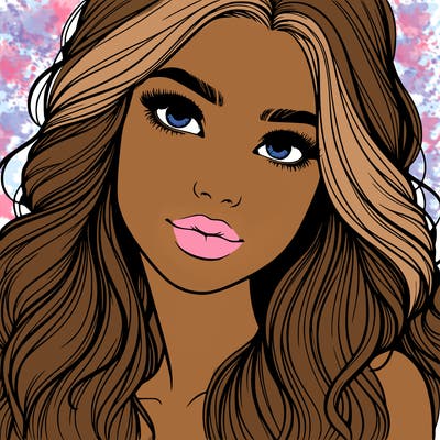 beautiful realistic girl