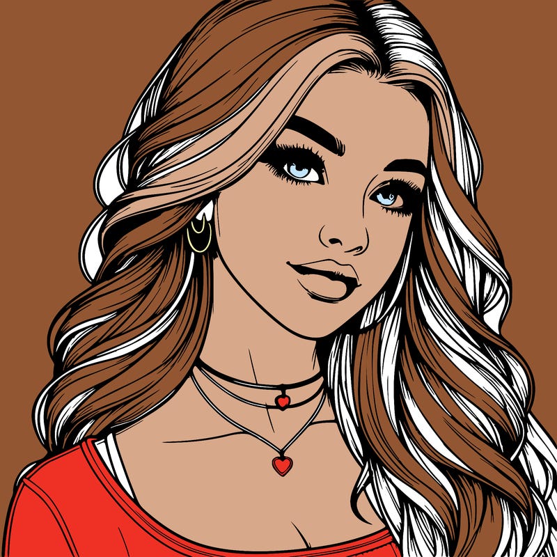 detailed realistic girl