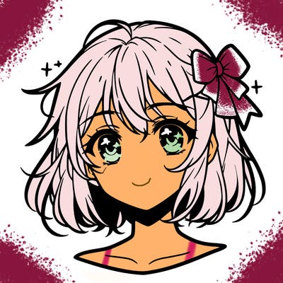 anime girl face