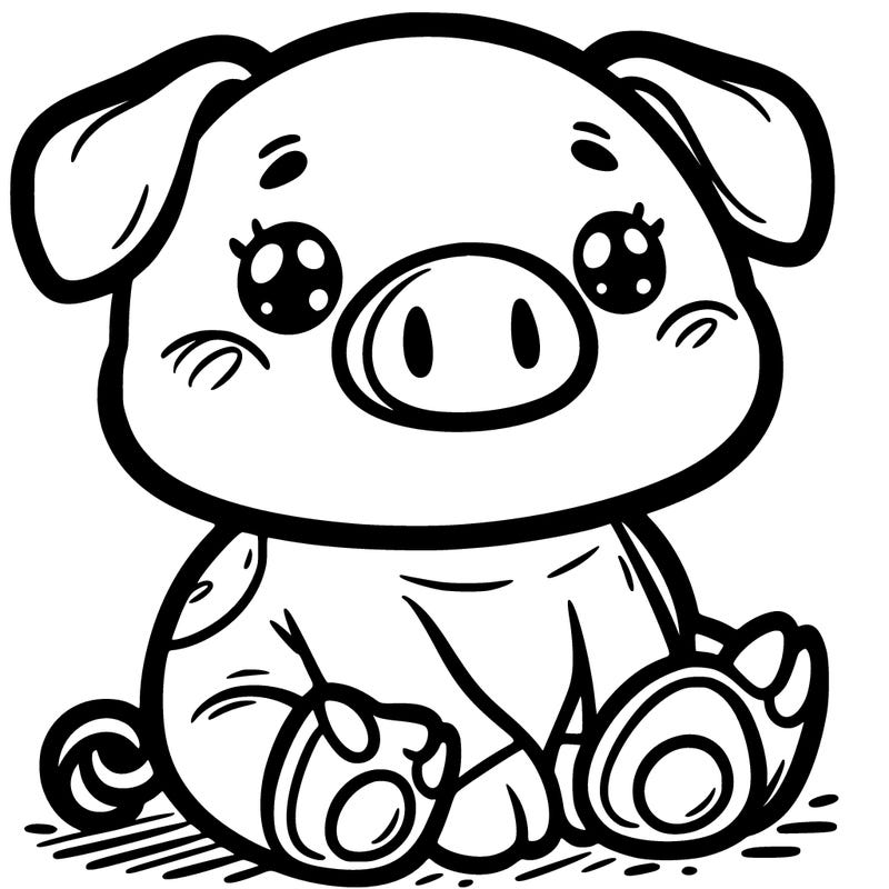 pig cute