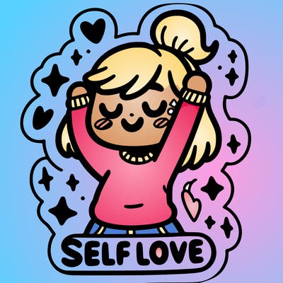self-love sticker