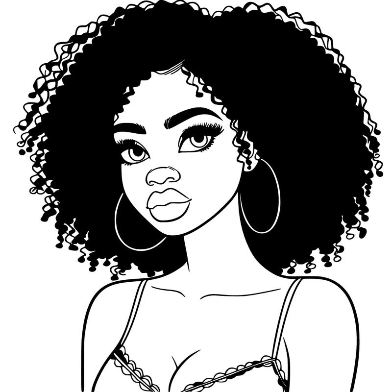 beautiful black woman